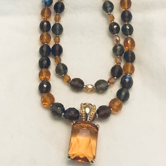 Joan Rivers Vintage Crystal Necklace & Earrings Set - Picture 16 of 16